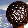 round garden sculpture