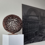 round garden sculpture