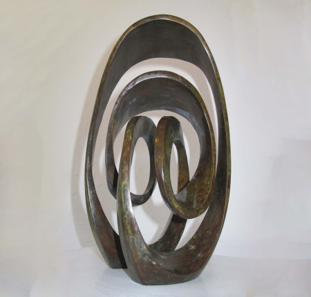 milky way-BRONZE-with--TEAL--PATINA[,Free-standing,bronze-outdoor]blazeski-australian-abstract-sculpture