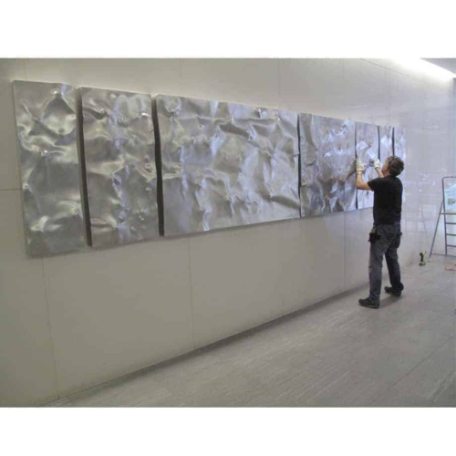 Fabricated Steel Wall Sculpture – Untitled Bas Relief Panels by Tony Colangelo | ARTpark Australia