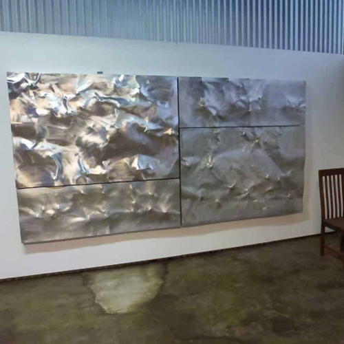 Fabricated Steel Wall Sculpture – Untitled Bas Relief Panels by Tony Colangelo | ARTpark Australia