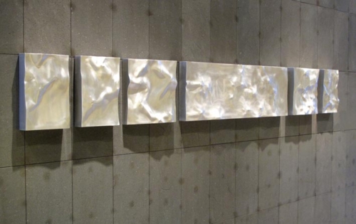 Fabricated Steel Wall Sculpture – Untitled Bas Relief 55 x 6 Panels by Tony Colangelo | ARTpark Australia