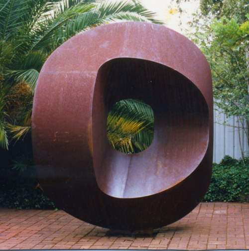 Corten Steel Landmark Sculpture – Rhythmic Circle by Greg Johns, 350x350cm | ARTpark Australia