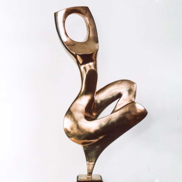 Bronze Figurative Sculpture – Eternal Youth, Harmony by Larissa Smagarinsky, 130x64x23cm - view 5