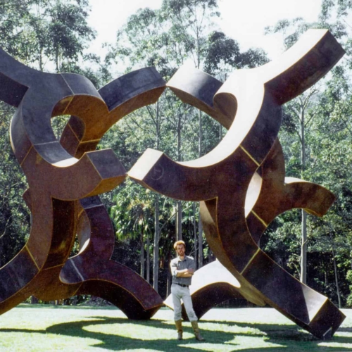 Corten Steel Landmark Sculpture – The Dance Continues by Greg Johns, 850cm | ARTpark Australia