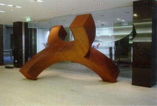 Corten Steel Landmark Sculpture – Union by Greg Johns, 300x200cm | ARTpark Australia