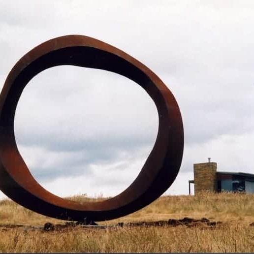 Wavering Circle - greg johns sculpture