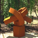 metal garden art sculpture