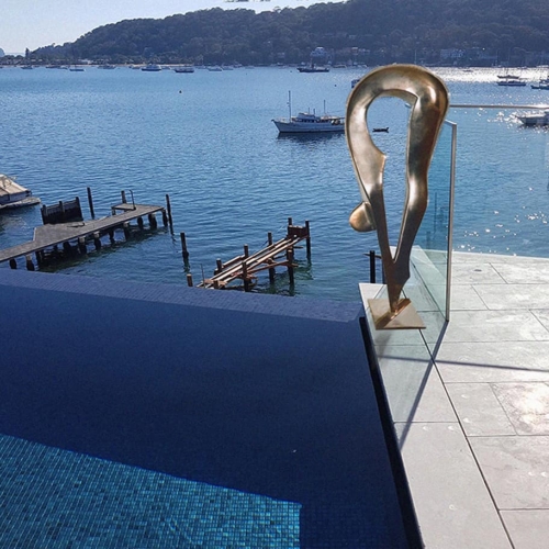 Bronze Figurative Sculpture – Eternal Youth, Diver by Larissa Smagarinsky, 140x30x30cm | ARTpark Australia