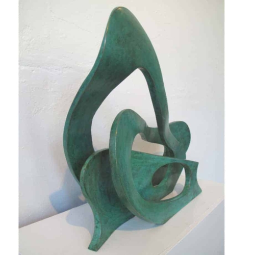 Bronze Abstract Sculpture – Legend of the Wave by Blaze Krstanoski-Blazeski, 100x140x50cm | ARTpark Australia