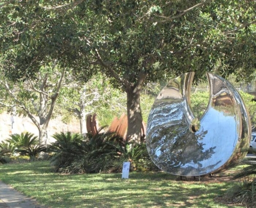 Stainless Steel Landmark Sculpture – Manifested by Blaze Krstanoski-Blazeski, 200x168x136cm | ARTpark Australia