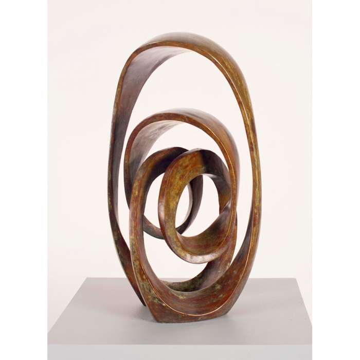 Moon-on-Tides-86cm-BRONZE-[Free-standing,bronze]blazeski-australian-abstract-sculpture