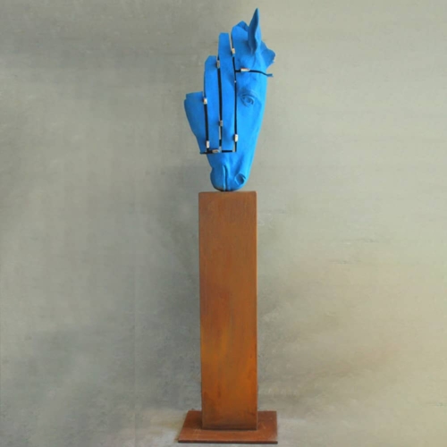 Bronze Horse Head Sculpture – Head Space XL by Stephen Glassborow, 3-5m | ARTpark Australia