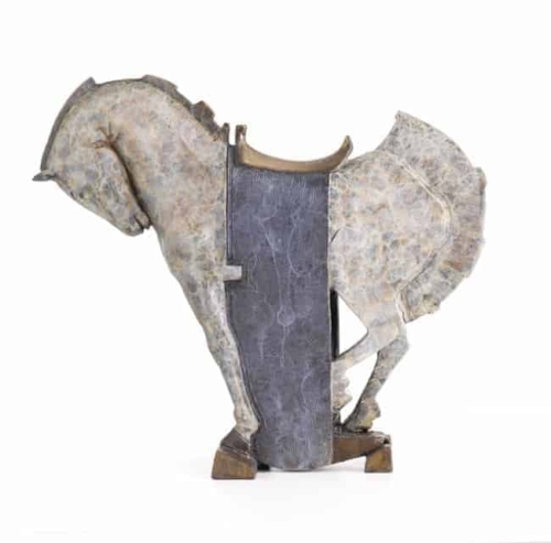 Bronze Horse Sculpture – Rocking Horse by Stephen Glassborow | ARTpark Australia