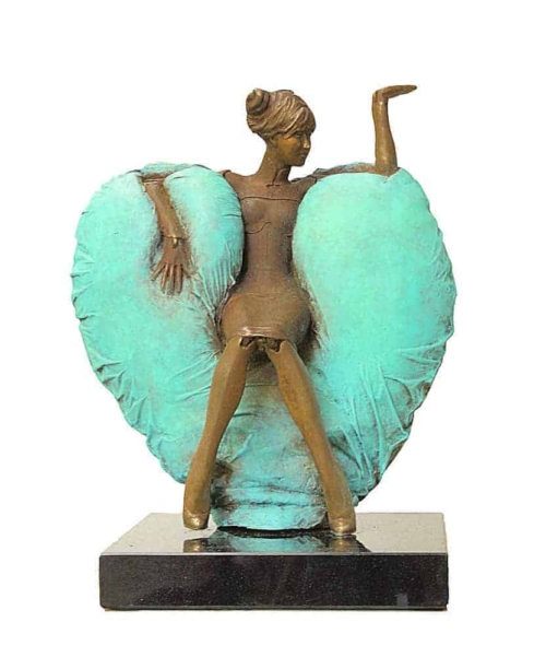 Bronze Round & Sphere Sculpture – Soft Heart by Stephen Glassborow | ARTpark Australia