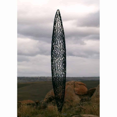 Mild Steel Landmark Sculpture – Still Standing by Astra Parker, 300x40x40cm | ARTpark Australia