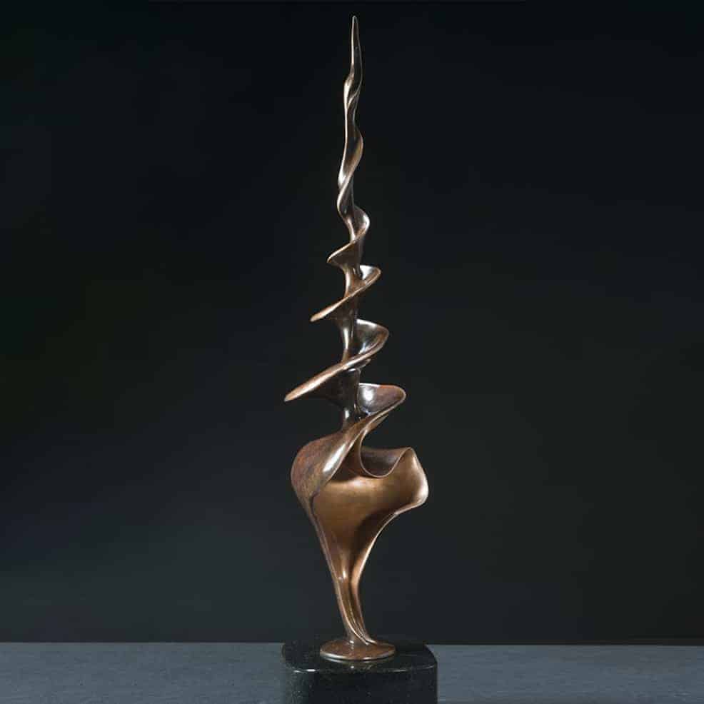 bronze table top sculpture