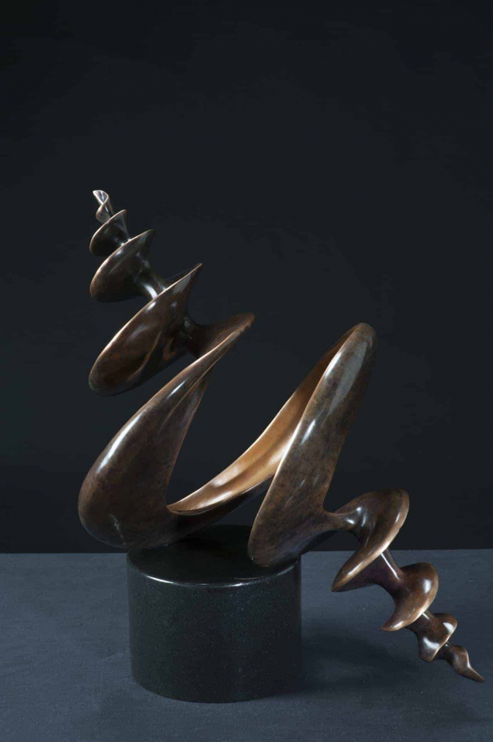 bronze shell sculpture