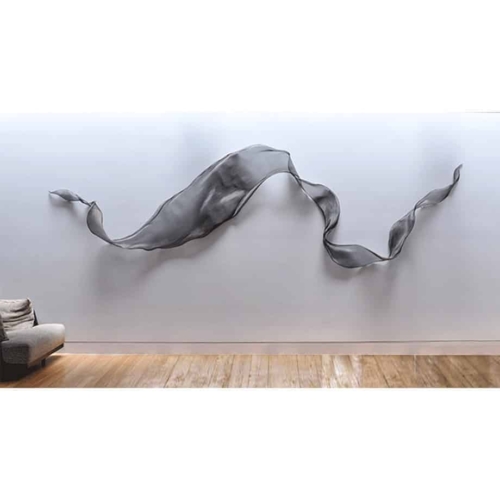 Stainless Steel Abstract Sculpture – Untitled Mesh by Michael Baird | ARTpark Australia