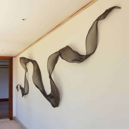 Stainless Steel Abstract Sculpture – Untitled Mesh by Michael Baird | ARTpark Australia