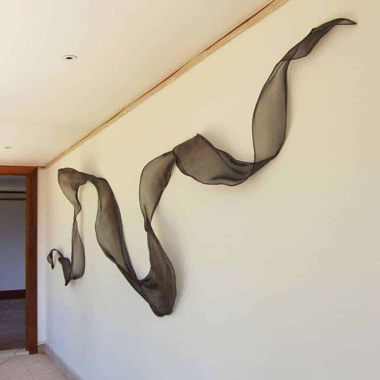 Untitled Mesh (Large) by Michael Baird - Fabricated steel interior sculpture - view 3