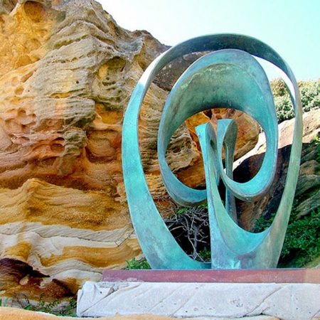 Vein-Vine-100x60cm-BRONZE-with--TEAL--PATINA[,Free-standing,bronze-outdoor]blazeski-australian-abstract-sculpture