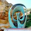 bronze abstract sculpture