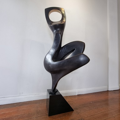 Bronze Figurative Sculpture – Eternal Youth, Harmony by Larissa Smagarinsky, 130x64x23cm - view 7