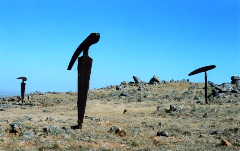 Excavator – 1 to 3m by Greg Johns - Corten steel garden sculpture - view 10