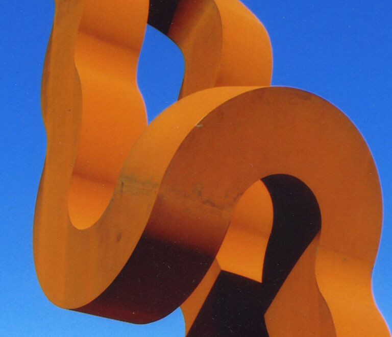Corten Steel Landmark Sculpture – Returning Column by Greg Johns, 480cm - view 5