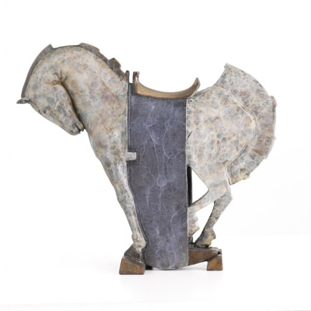 Bronze Horse Sculpture – Rocking Horse by Stephen Glassborow