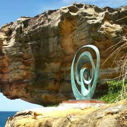 Bronze Round & Sphere Sculpture – Vein Vine by Blaze Krstanoski-Blazeski, 100x60x30cm