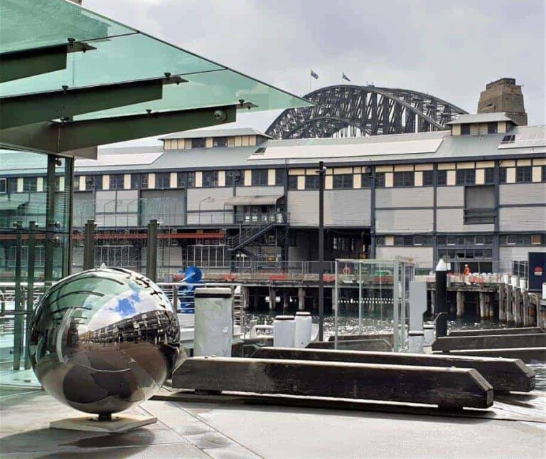 Nice Round Figure 1.2m by David McCracken - Stainless steel garden sculpture - view 6