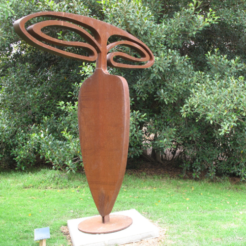 Corten Steel Landmark Sculpture – Transfigure by Greg Johns, 254x240x82cm | ARTpark Australia