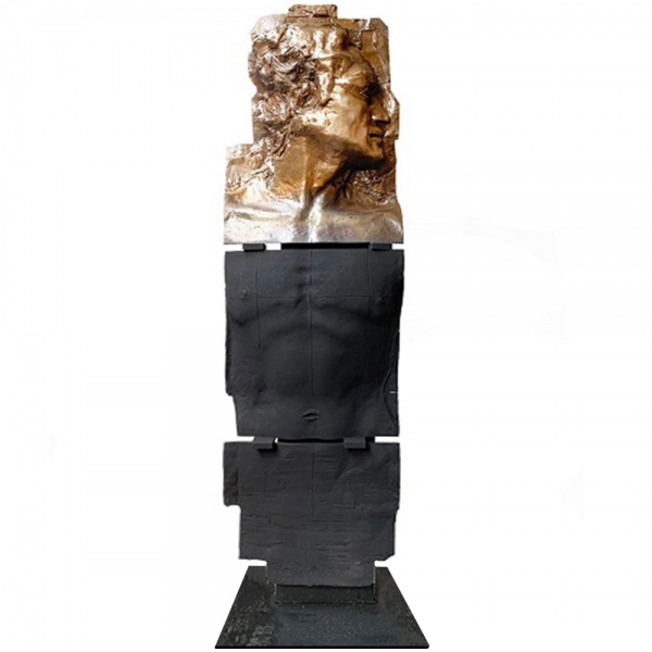 bronze bust roman statue sculpture