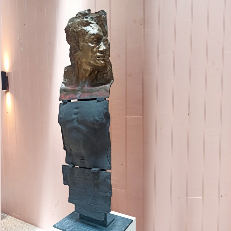 Manmade by Stephen Glassborow - Bronze garden sculpture, 1.2m - view 2