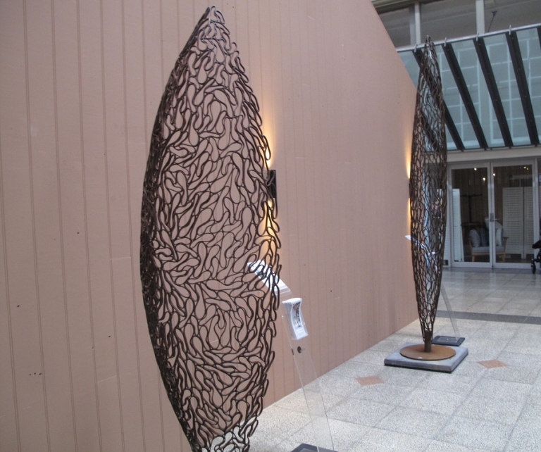 Standing Vessel & Still Standing [3m] by Astra Parker - Fabricated steel garden sculpture - view 8