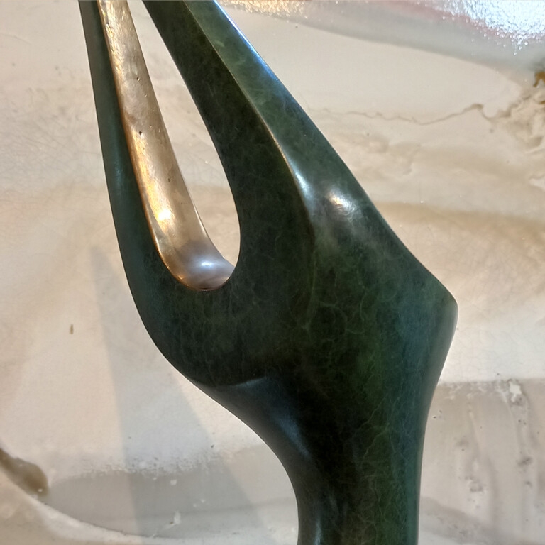 Bronze Figurative Sculpture – Dance Movement by Larissa Smagarinsky, 76cm - view 10