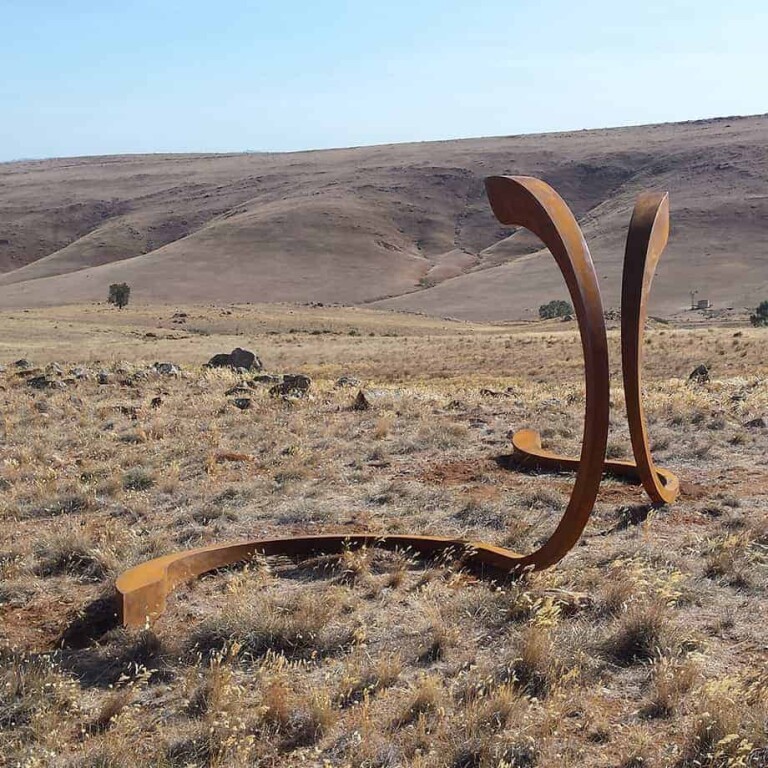 Corten Steel Landmark Sculpture – SERO by Astra Parker, 200x250x150cm - view 3