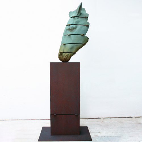 Bronze Horse Sculpture – On Point by Stephen Glassborow, 190x50x30cm | ARTpark Australia