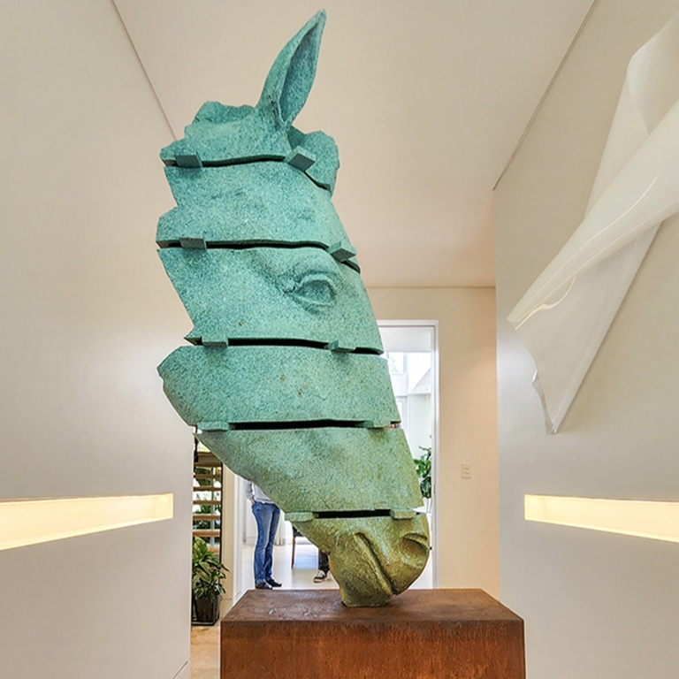 Bronze Horse Sculpture – On Point by Stephen Glassborow, 190x50x30cm - view 3