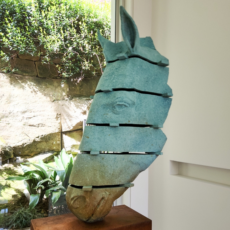 Bronze Horse Sculpture – On Point by Stephen Glassborow, 190x50x30cm - view 6