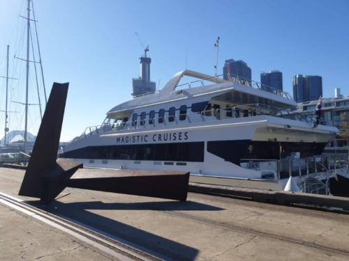Corten Steel Abstract Sculpture – Anchor by Anton Poon, 240x300cm | ARTpark Australia