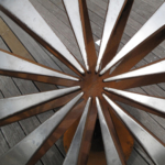 round sphere garden sculpture
