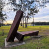 large metal outdoor sculpture