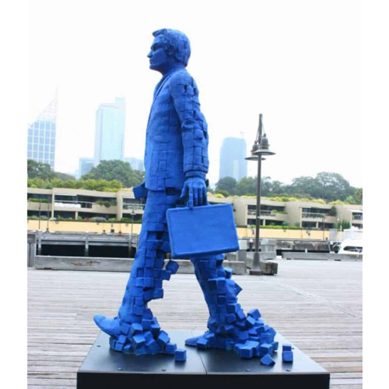 Body  Corporate by Stephen Glassborow - Bronze interior sculpture, 2.2m