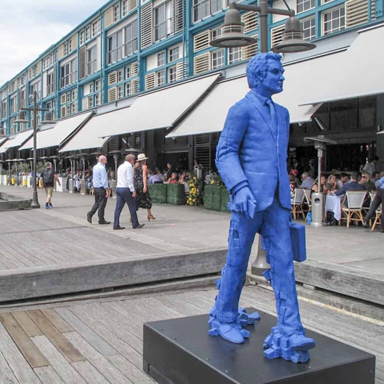 Body Corporate by Stephen Glassborow - Bronze interior sculpture, 2.2m - view 2