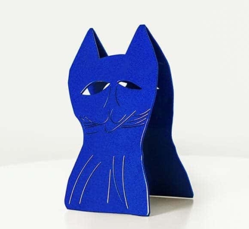 Stainless Steel Garden Sculpture – CAT by Charles Blackman, 200x120cm | ARTpark Australia