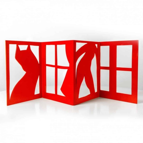 Stainless Steel Abstract Sculpture – Window on a Dream by Charles Blackman, 200x450cm | ARTpark Australia