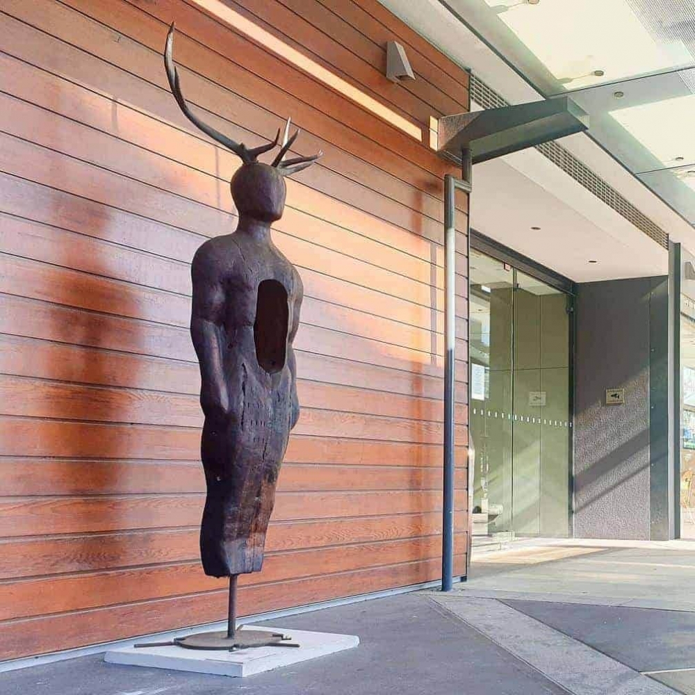 dear hart timber sculpture australian art